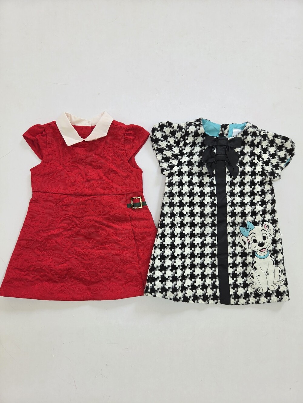 Janie and Jack collared red dress Disney houndstooth dalmation dress 12-18months